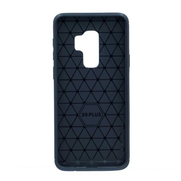 Coque - Samsung - Galaxy S9 Plus - Sculos - Svart - Borstat kolfiber-effekt Svart
