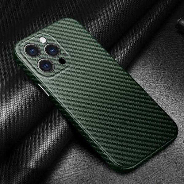Skyddande fodral för iPhone 13 Pro Max - PROSHOP - Mönster i mosaik - Nattgrön - Flexibel - Elegant - 2 härdade glas Midnattsgrönt
