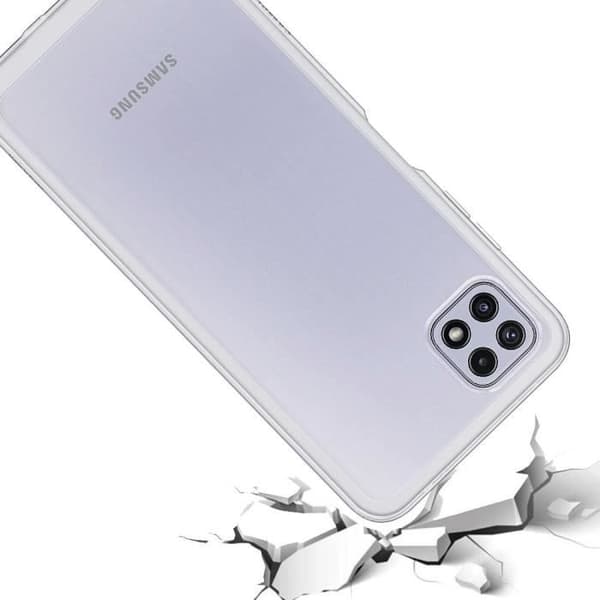 Coque - VCOMP - Samsung Galaxy A22 5G - UltraSlim - Transparent - Perfekt passform VIT