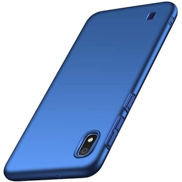 Fodral för Samsung A10 (6,2") Bekvämt enfärgat mjukt skydd Blå Blå