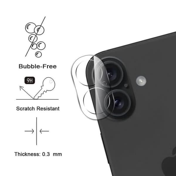 Skyddsskal - BOOLING - för iPhone 16 - Hård - Magnetring - 2 härdade glas