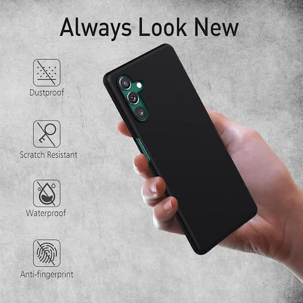 TPU-fodral för Samsung A04s - Svart Ultratunt mjukt silikonskydd