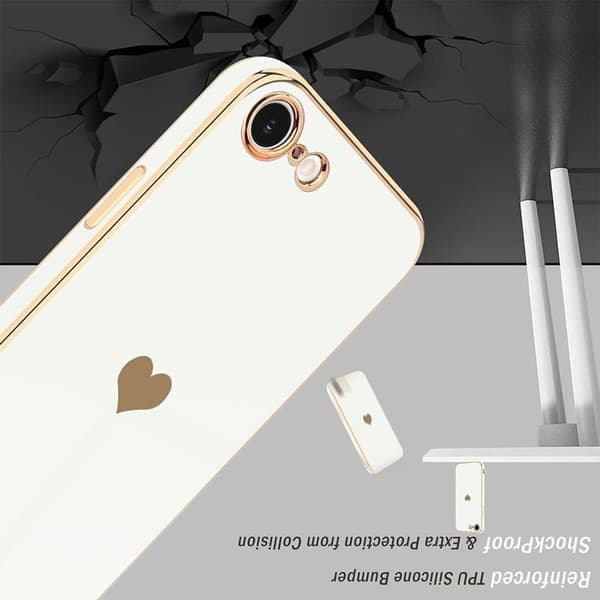 Skyddsfodral - BOOLING - för iPhone 16e - Flexibelt - Repåtrande - 2 Härdat Glas Vit