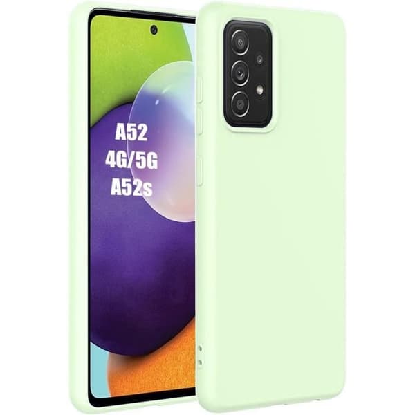 Coque - BOOLING - för Samsung Galaxy A52 4G-5G - Ultra Slim - Stötsäker - Repåterskydd Grön