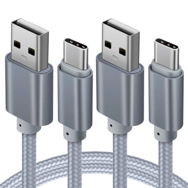 RKINC för iPhone Laddning Nylonflätad kabel med snabbladdnings-/synkroniseringskabel för iPhone 11/X/6s/5S iPad(3FT)(2-pack)