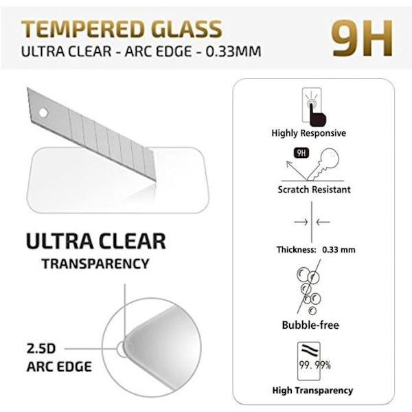 Advansia härdat glas för Samsung Galaxy A72 [X2]