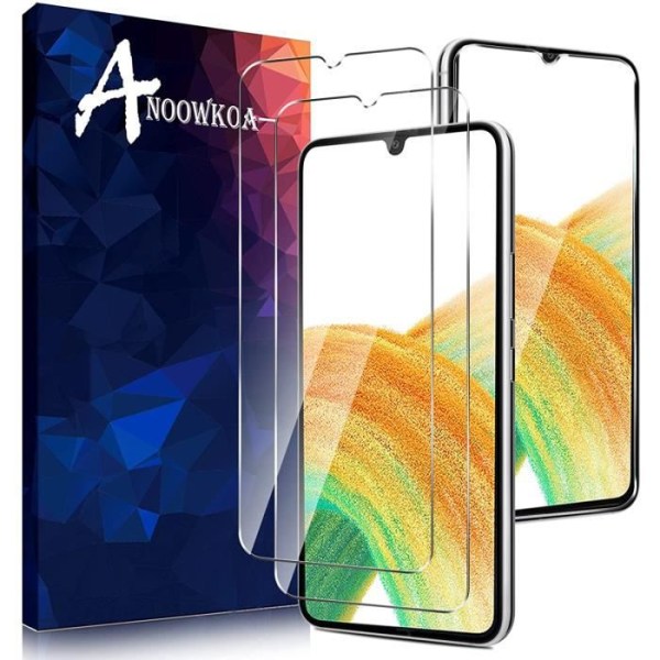 Hærdet glas kompatibelt med Samsung Galaxy A33 5G skærmbeskytter Ultra ridsefast telefonbeskytter P[76] -