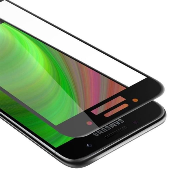 Cadorabo hærdet glas til Samsung Galaxy A5 2017 Sort beskyttelsesfilm Samsung Galaxy A5 2017