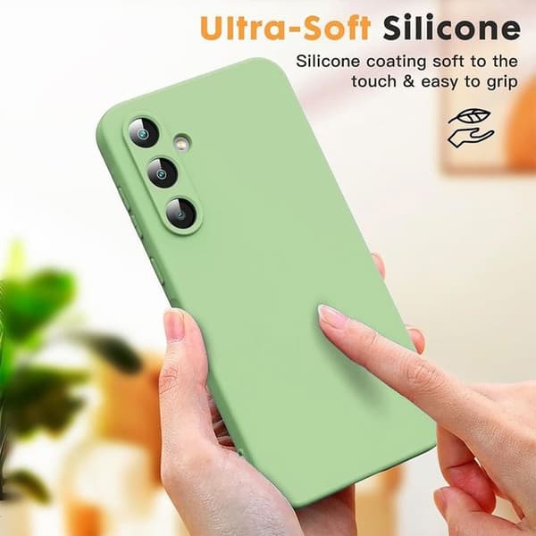 Coque til Samsung Galaxy S25 Plus (Galaxy S25+) - Blødt Silikone Grøn - BOOLING® Grön
