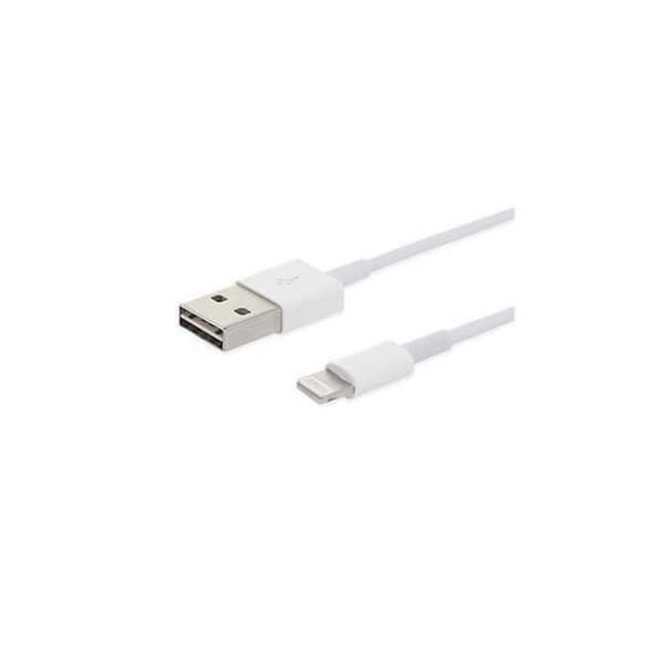Laddnings- och synkroniseringskabel - STRAßE TECH - iPhone 5/5S/5C/6/6+/6S - Vit - 1 m - USB Vit