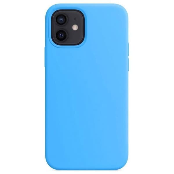 Coque - för iPhone 13 - Silikon Ultra Slim - Blå - 2 Härdat Glas Blå