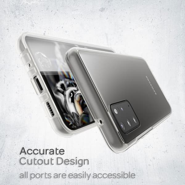 Coque 360 Grader - NALIA - Samsung Galaxy S20 Plus - Transparent - Full Skydd - Stötsäker Transparent