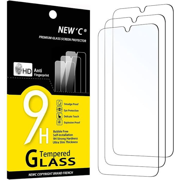 Skyddsfilm - NEW'C - Samsung Galaxy S22 Plus - Set med 3 - Anti-skrapa - Ultrabeständig - 0,26 mm -