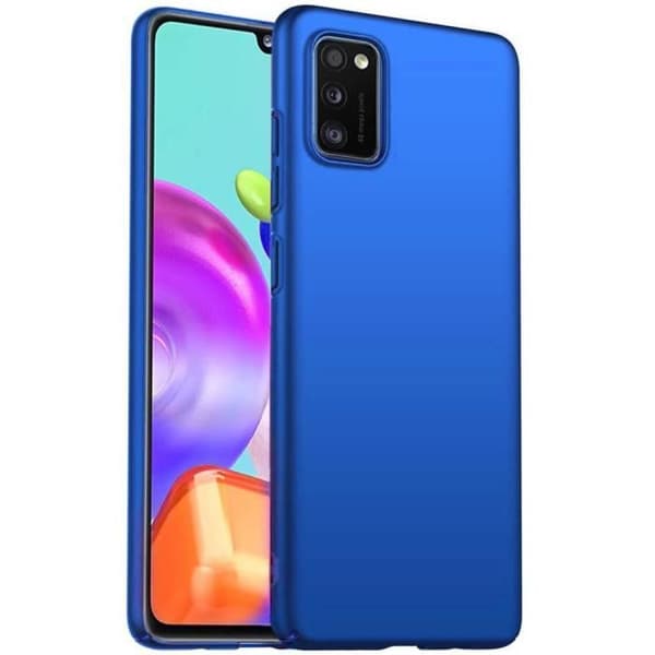 Skyddsskal för smartphone - Booling - för Samsung A41 - Flexibelt - Silikon - Blå Blå