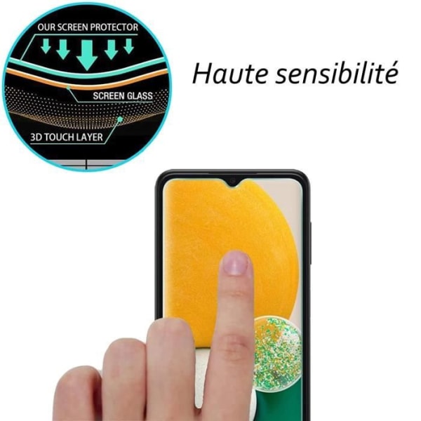 2.5D hærdet glas beskyttelsesfilm til Samsung Galaxy A13 5G [Toproduits®]