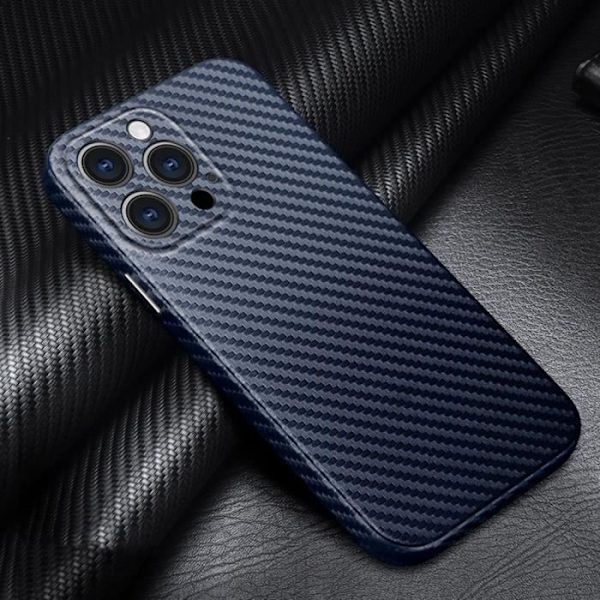 Fodral för iPhone 13 Pro (6,1") Anti-chock skyddsmönster Marinblå marinblå