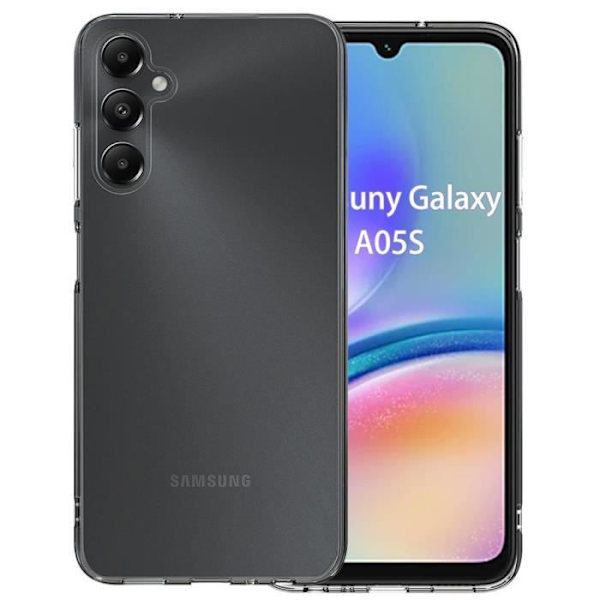 Skyddsfodral - Samsung - Galaxy A05s - Mjuk i silikon - Stöttålig - Transparent Transparent
