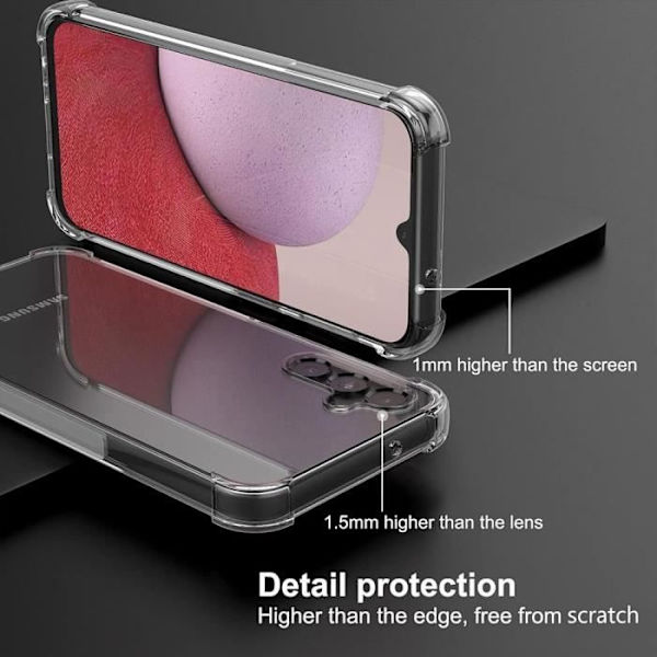 Skyddande skal - BOOLING - Samsung Galaxy A15/A15 5G - Flexibelt - Stötresistent - Transparent Transparent