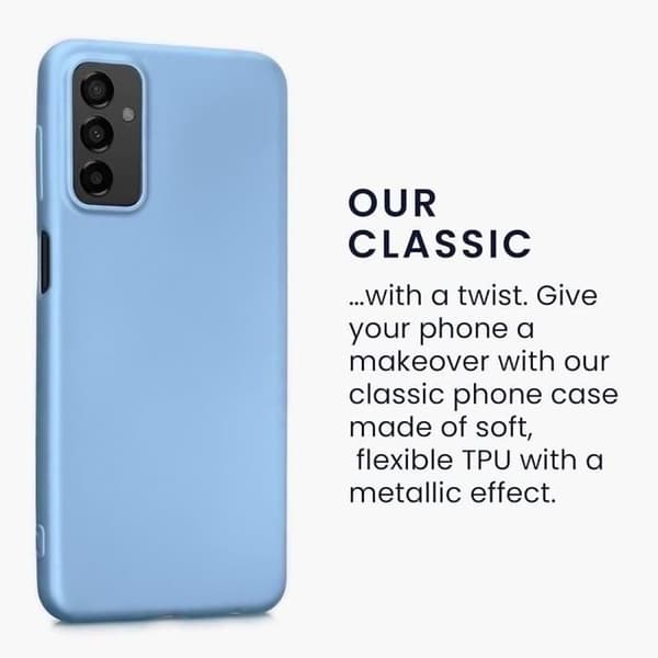 Skyddsfodral - Samsung - Galaxy M23 5G - Silikon - Stötsäker - Slim Blå