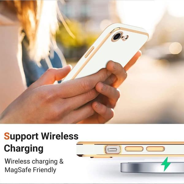 Skyddsfodral - BOOLING - för iPhone 16e - Flexibelt - Repåtrande - 2 Härdat Glas Vit