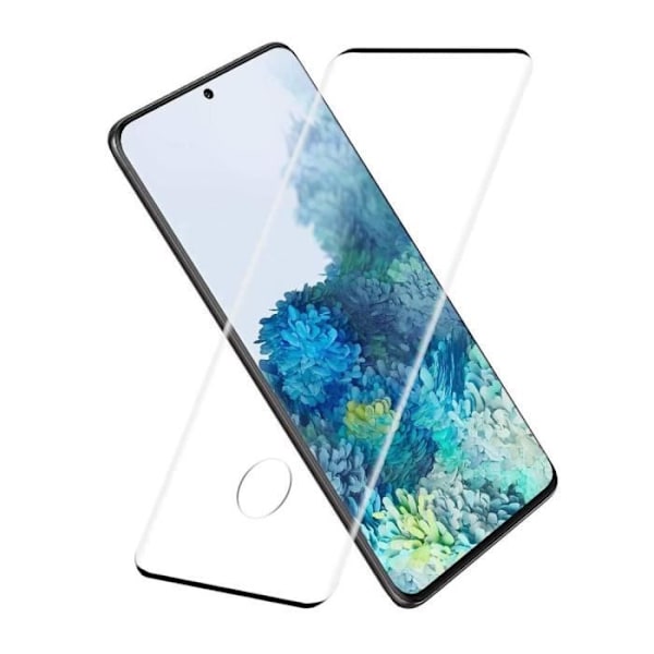 Skyddsfodral - Toproduits® - Samsung Galaxy S22 Ultra 5G - Svart - Härdat glas - Reptåligt Svart