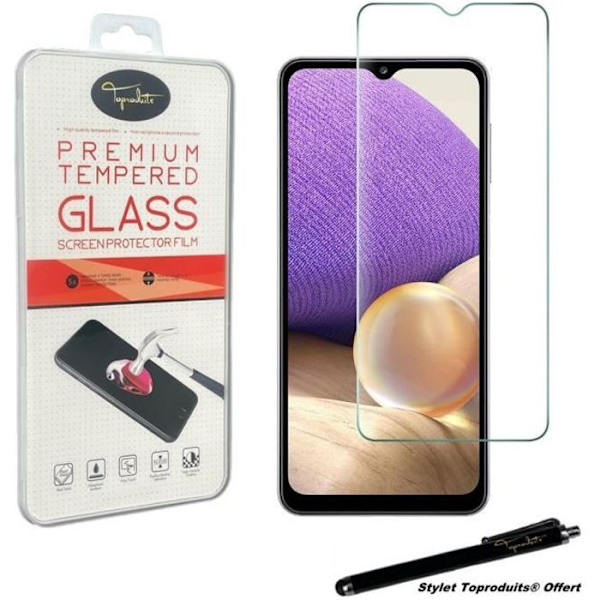 Härdat glas för Samsung Galaxy A32 5G 2.5D skyddsfilm med Stylus Toproducts®
