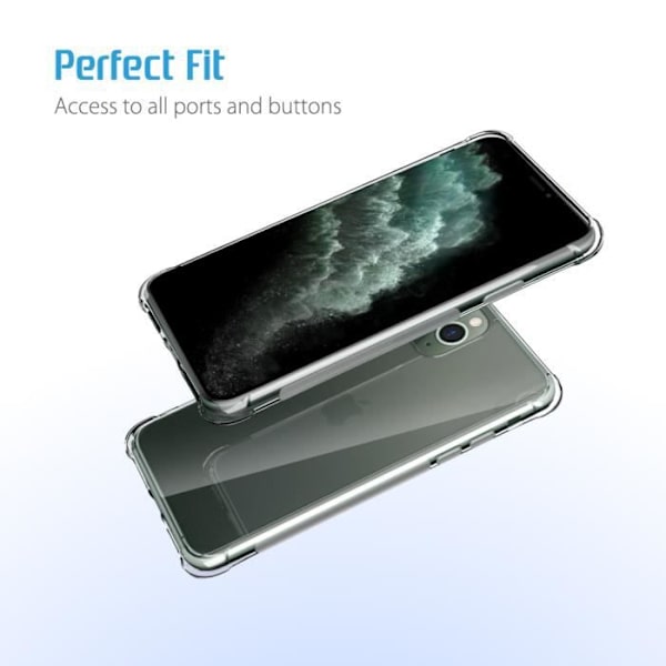 SLEO 2019 Fodral till Iphone 11 pro Tillbehör Pris Silikon TPU Stötsäkert mjukt skal