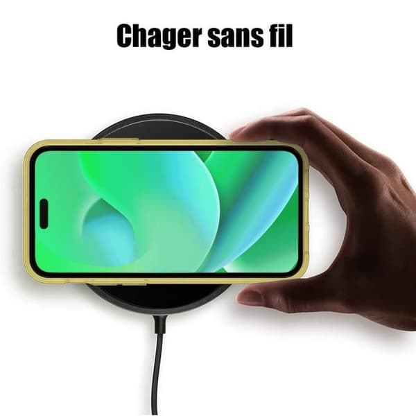 Skydd - BOOLING - för iPhone 14 Pro Max - Gul - TPU - Optimalt skydd - 2 Härdade glas Gul
