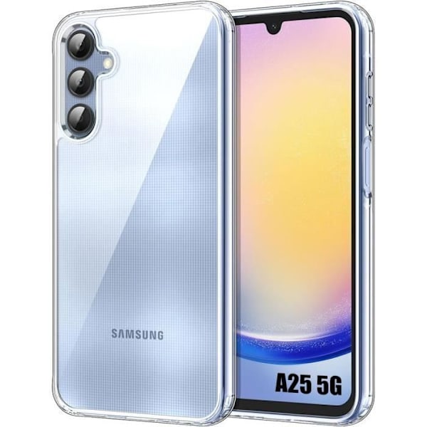 Skyddskal - BOOLING - Samsung Galaxy A25 5G - Flexibelt - Transparent - Halkfritt Transparent