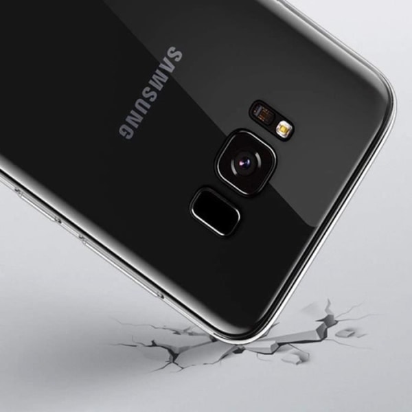 Fodral för Samsung Galaxy S8 Plus, [Ultra Transparent Silicone Soft TPU Gel] Skyddsfodral med stötdämpning och
