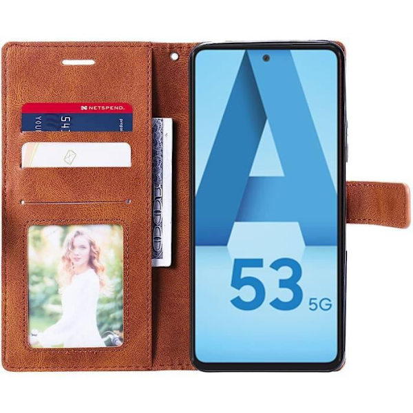 Fodral till Samsung Galaxy A53 5G Brun Anti-Scratch 360 graders skydd