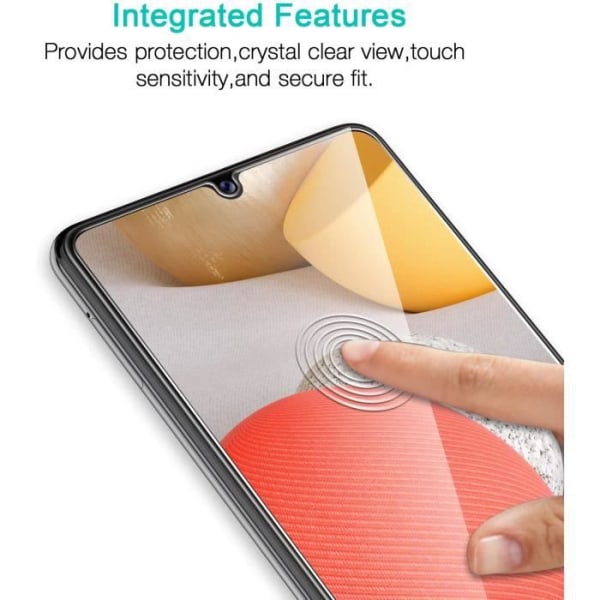 Skærmbeskyttelsesglas til Samsung Galaxy A12 Ubrydeligt hærdet glas sæt af [X2] hærdet glas