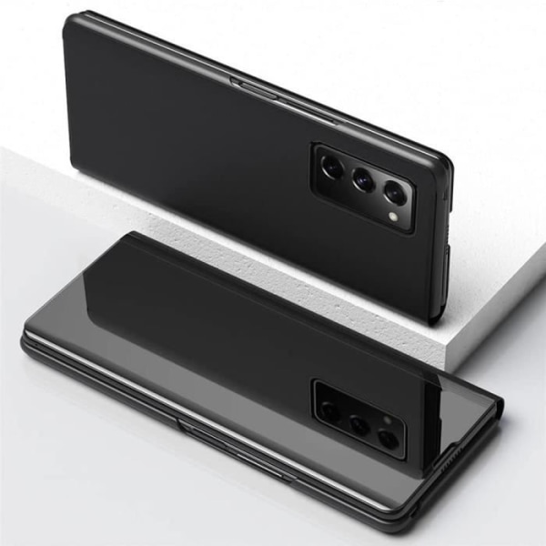 Fodral till Samsung Galaxy Z Fold 3 - Stötsäkert skydd Smart Fodral Clear View Svart