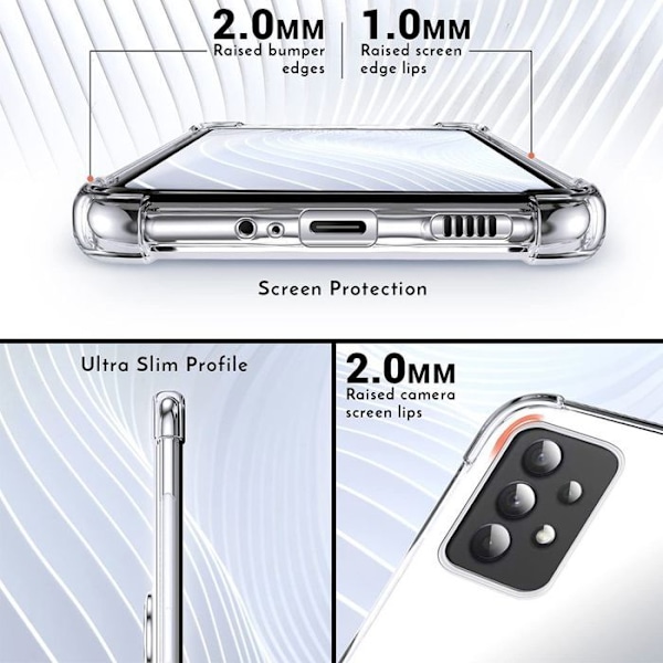 Coque för Samsung Galaxy S25 Ultra, Transparent silikon med svart roterande stöd - BOOLING Transparent