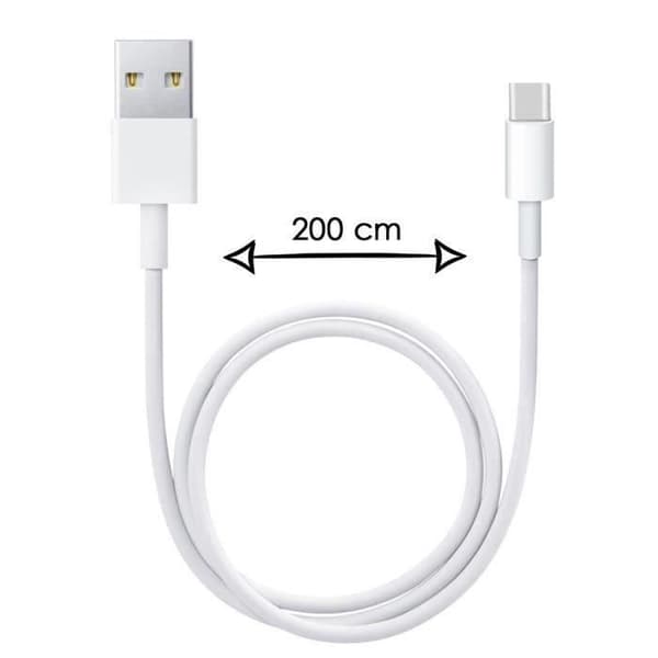Typ C-kabel för Huawei nova 4 Standardversion 2 meter Snabbladdning - Snabb synk-laddningskabel Dataöverföring