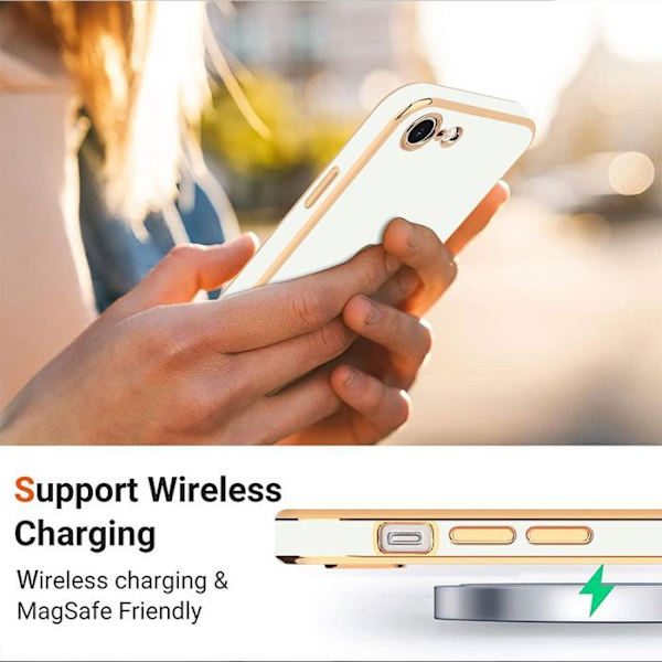 Skyddshölje - BOOLING - för iPhone 16e - Flexibelt - Rep-resistant - Elegant Vit