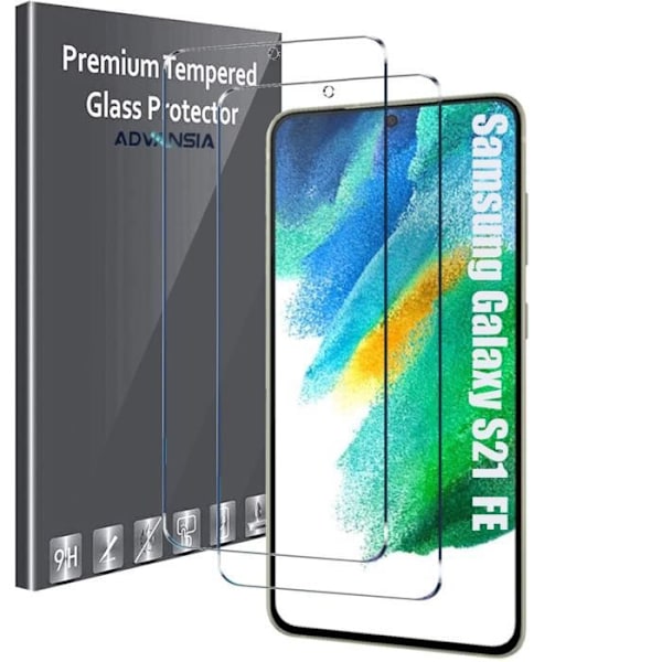 Advansia härdat glas för Samsung Galaxy S21 Fe [X2]