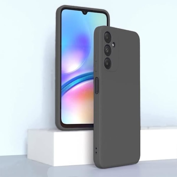 Fodral till Samsung Galaxy A05s (ej för A05) Skydd Silikon Tunn Lättvikt Effektiv Stötsäker Svart