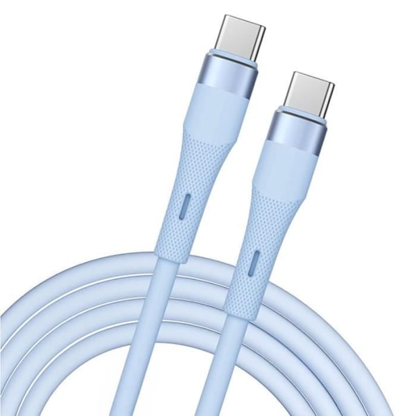 USB Typ-C Snabbladdningskabel 60W för Xiaomi 15 14T, 14T Pro, 14 Ultra, Xiaomi 13 Pro, 13T Pro, 12-12X-12T - 1 Meter Blå Blå