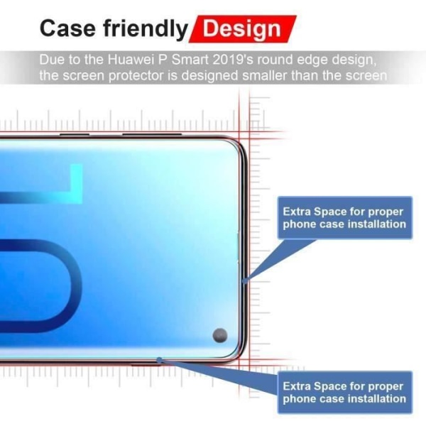 Samsung Galaxy S10 härdat glas, högupplöst anti-skrapa skärmskydd glas skyddsfilm för Samsung Galaxy S10 P02206
