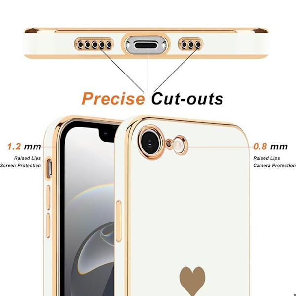 Skyddshölje - BOOLING - för iPhone 16e - Flexibelt - Rep-resistant - Elegant Vit