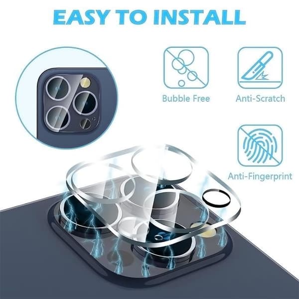 Skyddsglas - BOOLING - för iPhone 15 Pro - Härdat Glas - Stötresistent - 3-pack Transparent