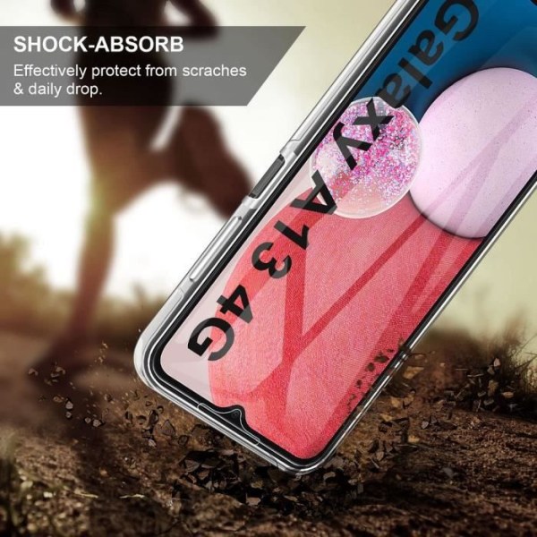 Etui til Samsung A13 4G (6,6") Transparent Anti-Scratch Full Body Blød TPU Anti-Shock