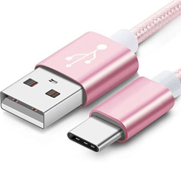 USB Typ C-kabel USB C-kabel Nylonflätad snabbladdningskabel för Samsung Galaxy, Huawei P30, Macbook, Nintendo Switch, Google Pixe