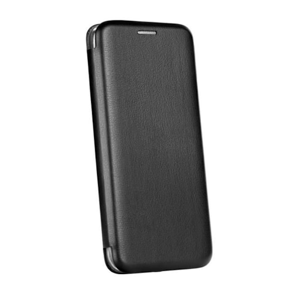 Foliofodral - Forcell - Samsung Galaxy A21s - Svart - Mjukt fodral - Magnetisk stängning svart och klar