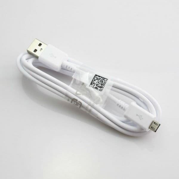 Vit Micro Usb-kabel för Samsung Galaxy S4 S3 S2 ACE Usb 2.0 Dataladdare