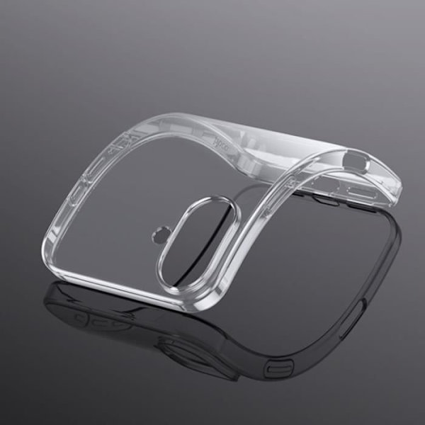 Skyddande skal - BOOLING - iPhone 16 Plus - Mjukt silikon - Stöttålig - 2 härdade glas Transparent