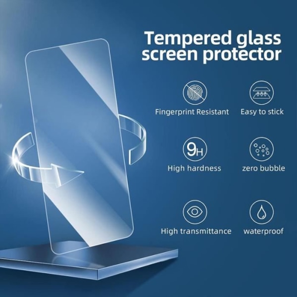 Härdat glas för Samsung Galaxy S23 FE - 4 delar - Transparent stötsäkert skyddsglas (ej för S23)