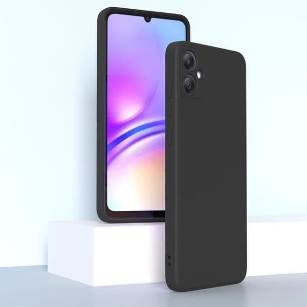 Coque för Samsung Galaxy A05 - Ultratunn skydd - Stötsäker - Rep- resistant - 2 härdade glas Svart