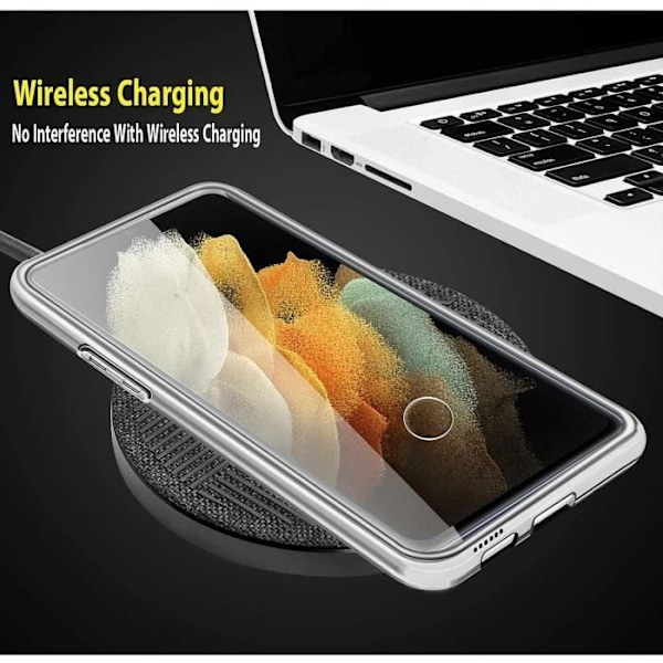 Skyddshölje - BOOLING - Samsung Galaxy S21 Ultra 5G - Flexibelt - Transparent - 360 grader Transparent